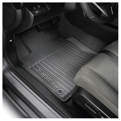 Honda All Season Floor Mats - High Wall (Civic Coupe/Si Coupe 2016-2021) 08P17-TBG-300A